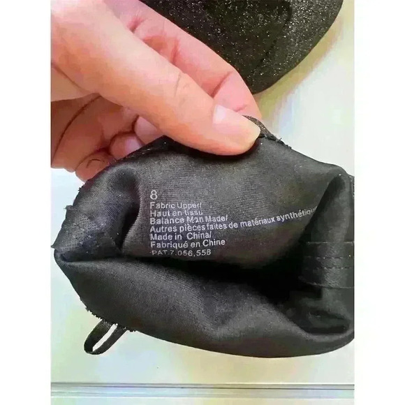 Express Women's Black Glitter Ankle Boots Size 8 High Heel Block Booties - Picture 5 of 11